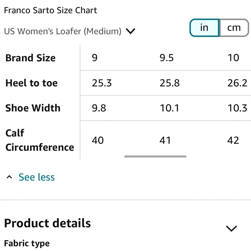 Franco Sarto Shoe Womens 9.5 Black Newbocca Loafer Leather Slip-On 1.5